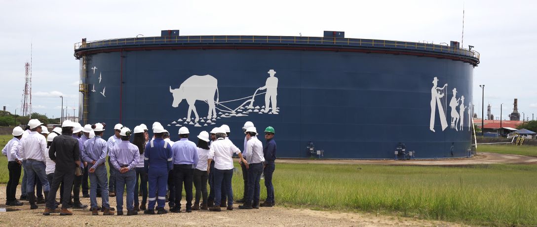 Siete empresas remitentes visitaron la estación Cusiana