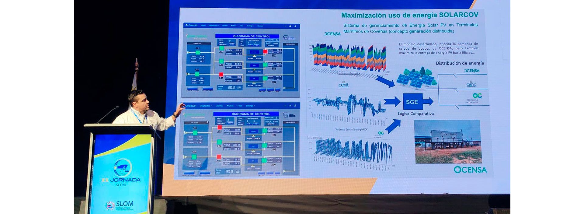 En la XX Jornada SLOM, Ocensa participa con tecnologías de simulación y energía solar en terminales