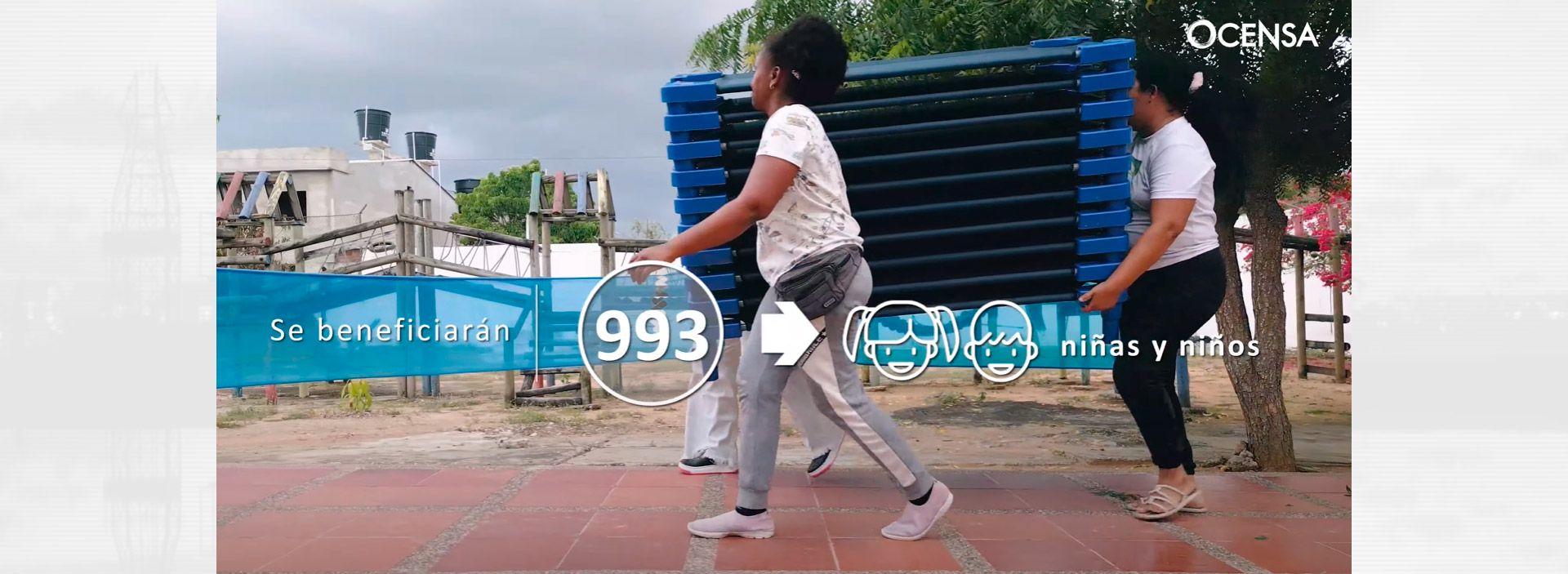 Al Campo las Flores, centro de desarrollo infantil en San Onofre, llegaron las dotaciones