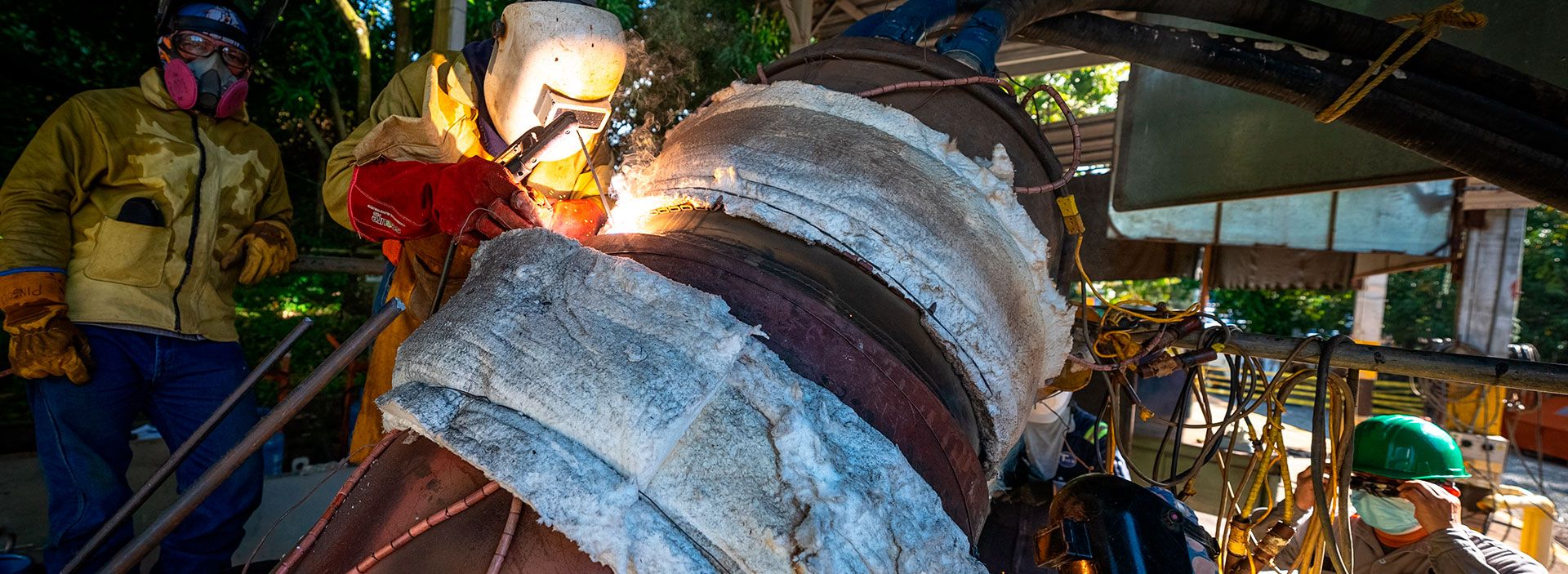 ¿Soldar el tubo sin sacarlo de operación?