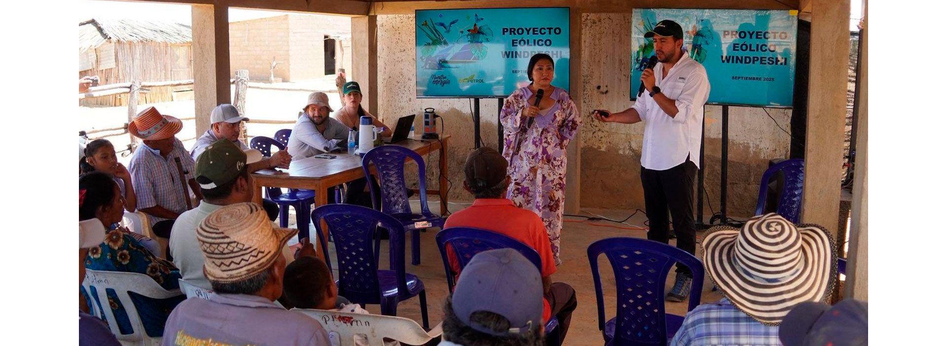 Ecopetrol retoma el diálogo en La Guajira para reactivar el proyecto eólico Windpeshi