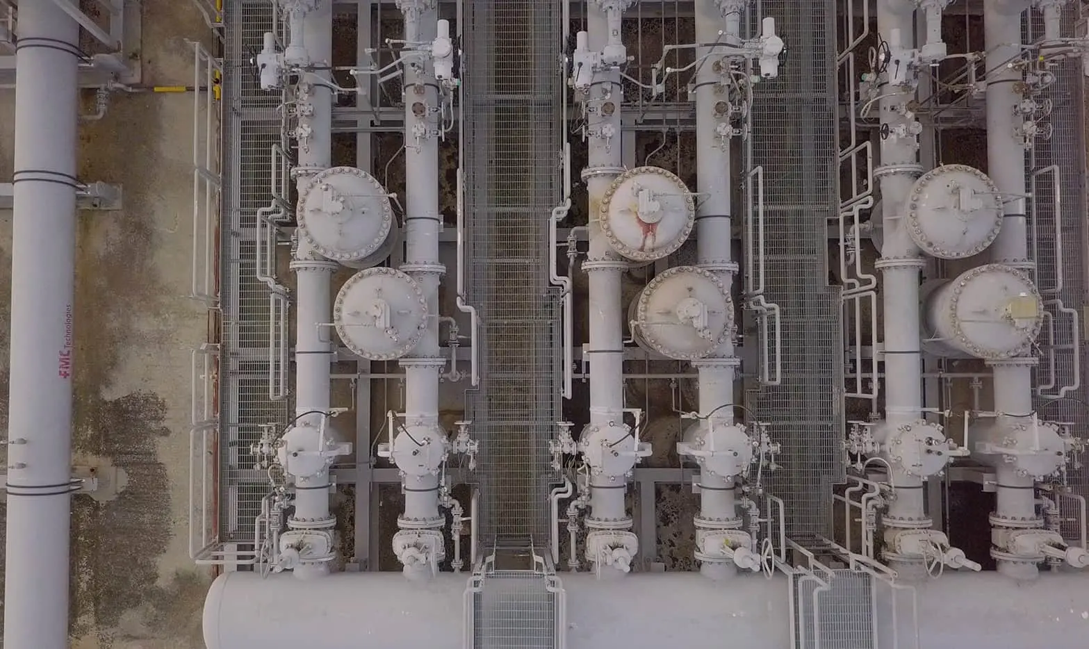 La infraestructura del terminal marítimo de Ocensa 