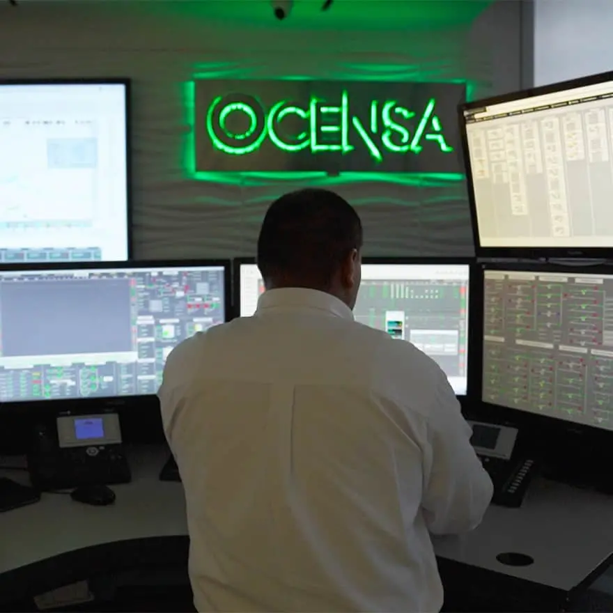 Cuarto de control de Bogotá