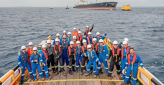 Visita de Ecopetrol a las facilidades de Ocensa en el golfo de Morrosquillo