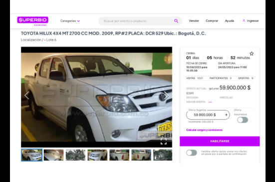 Nueva subasta de Ocensa cerrará el 15 de junio de 2023