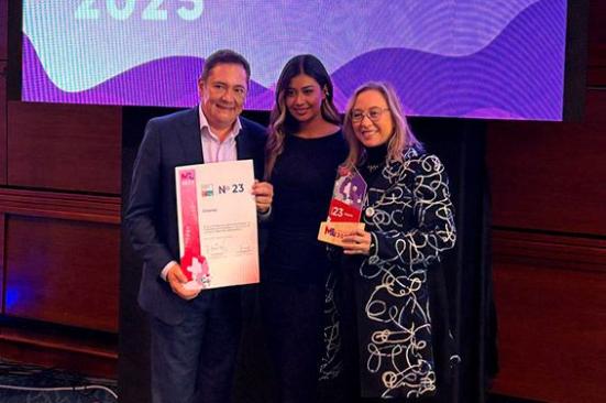 Ocensa en el ranking de ‘Los Mejores Lugares para Trabajar™ en Colombia para las Mujeres, 2025’