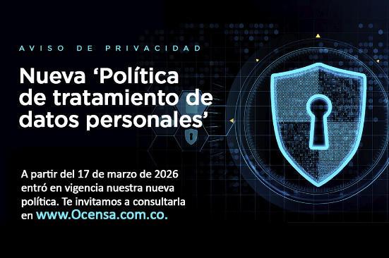 Aviso de privacidad: nueva ‘Política de tratamiento de datos personales’